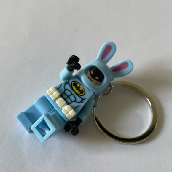 Bunny Batman Lego Keychain - Brand New - Picture 4 of 5